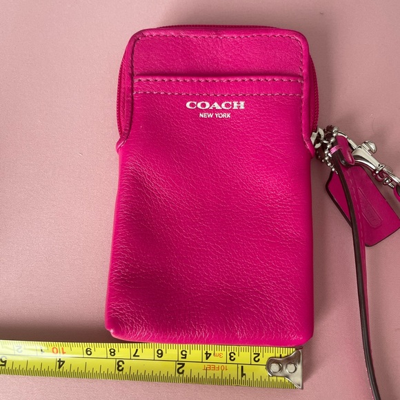 Pink coach card case - Picture 8 of 8